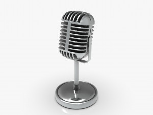 microphone Modelo 3D