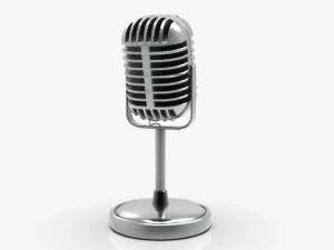microphone 3D Model