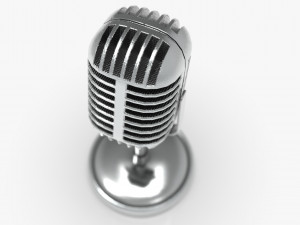 microphone Modelo 3D