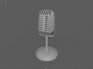 microphone 3D Model