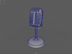 microphone Modelo 3D