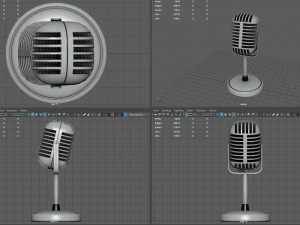 microphone Modelo 3D