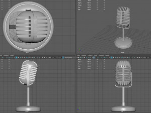 microphone Modelo 3D