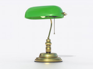bankers lamp 3D मॉडल