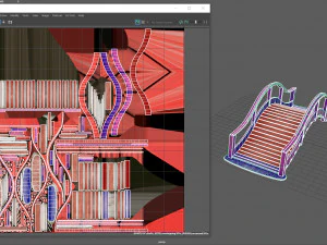 Japanese Bridge 3D Model