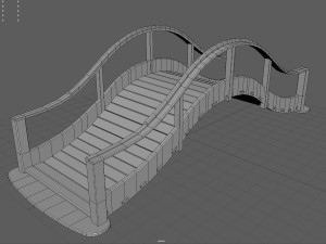 Japanese Bridge Modelo 3D