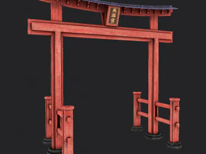 Ryobu Torii Modelo 3D