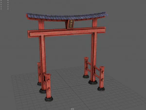 Ryobu Torii Modelo 3D