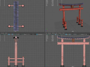 Ryobu Torii Modelo 3D