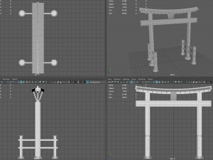 Ryobu Torii 3D Model