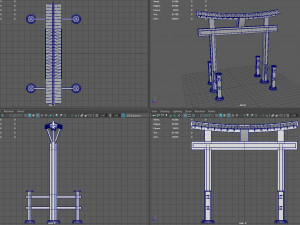 Ryobu Torii 3D Model
