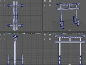 Ryobu Torii Modelo 3D