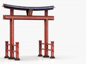 Ryobu Torii 3D Model