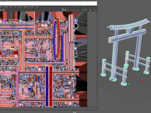Ryobu Torii 3D Model