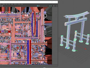 Ryobu Torii Modelo 3D