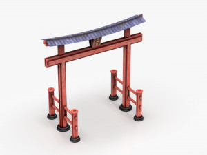 Ryobu Torii 3D Model