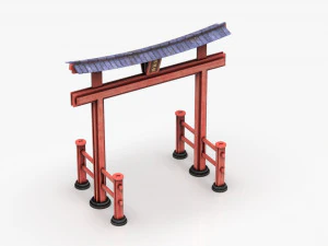 Ryobu Torii Modelo 3D