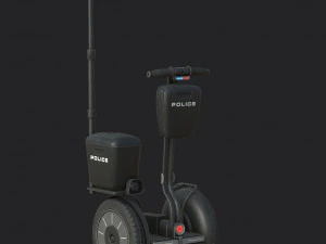 Polizia del Segway Modello 3D