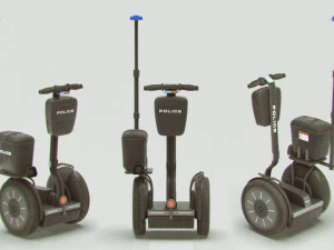 Polizia del Segway Modello 3D