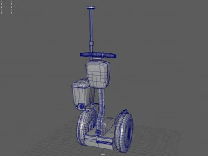 Polizia del Segway Modello 3D