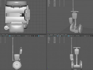 Segway police 3D-Modell