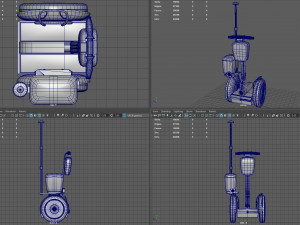 Segway police 3D-Modell