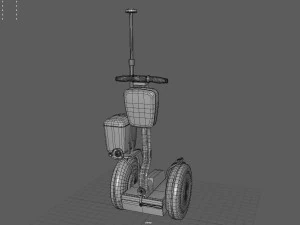 Polizia del Segway Modello 3D
