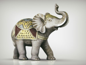 Decorative Elephant 3D Model