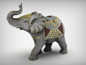Decorative Elephant Model 3D