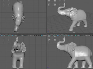 Decorative Elephant Model 3D