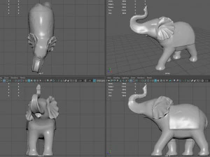 Decorative Elephant 3D Model
