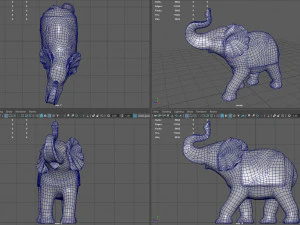 Decorative Elephant 3D Model