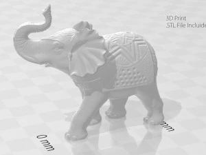 Decorative Elephant 3D Model