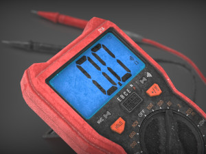 Digital Multimeter 3D Model