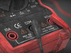 Digital Multimeter 3D Model