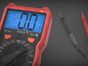 Digital Multimeter 3D Model