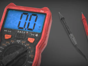 디지털 멀티미터 3D 모델