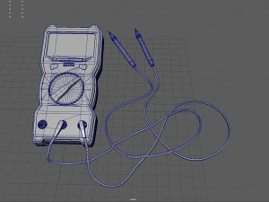 디지털 멀티미터 3D 모델