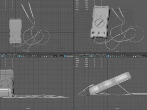 디지털 멀티미터 3D 모델