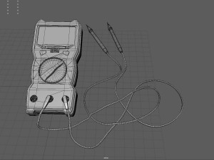 Digital Multimeter 3D Model