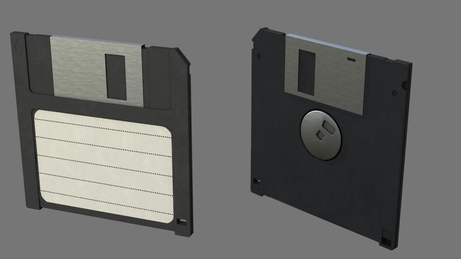Floppy disk 3D Model .c4d .max .obj .3ds .fbx .stl .blend 