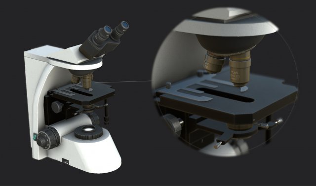 Microscopie 3D 模型 .c4d .max .obj .3ds .fbx .stl .blend 