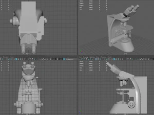 माइक्रोस्कोपी 3D मॉडल