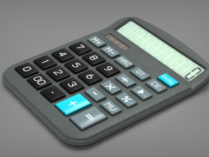 Calculator 3D Model