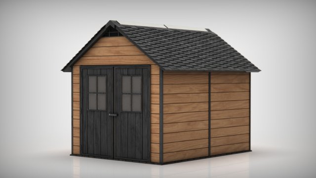 Garden shed Modelo 3D .c4d .max .obj .3ds .fbx .stl .blend 