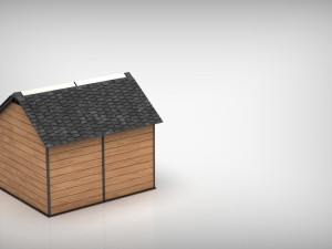 Garden shed Modelo 3D