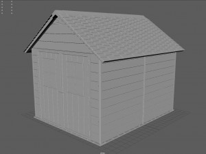 Garden shed Modelo 3D