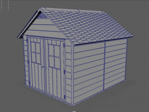 Garden shed Modelo 3D