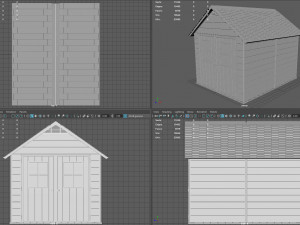 Garden shed Modelo 3D
