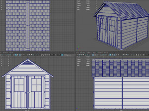 Garden shed Modelo 3D